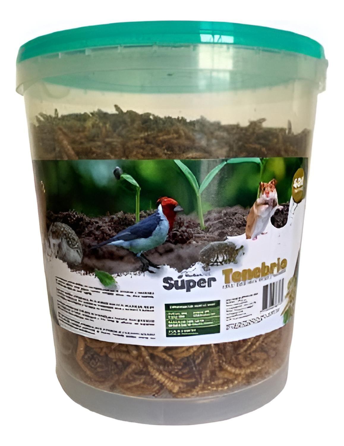 Súper Tenebrios Deshidratados Para Aves Erizos Hámsters 400g-2
