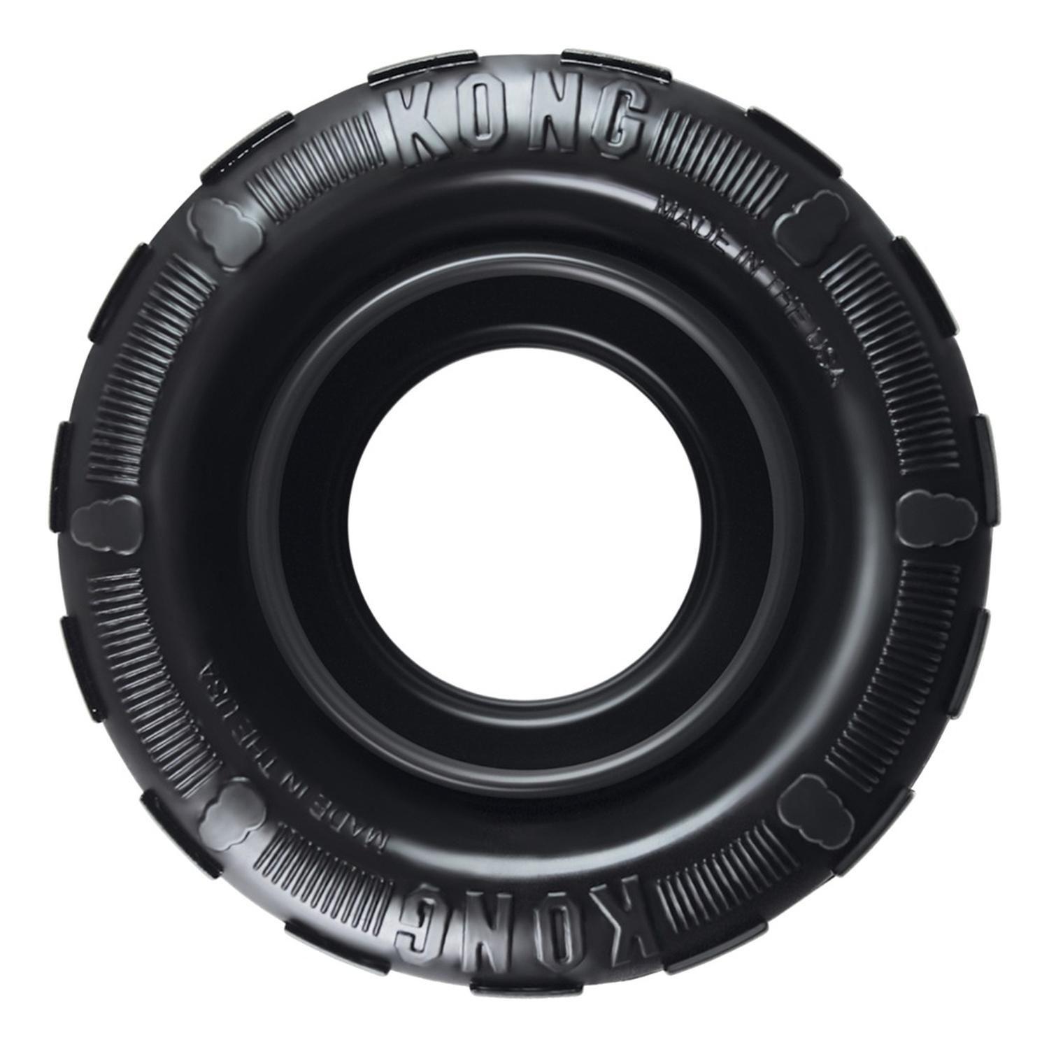 Kong Extreme Tires Juguete Caucho Para Perro Talla M / L - NEGRO-3