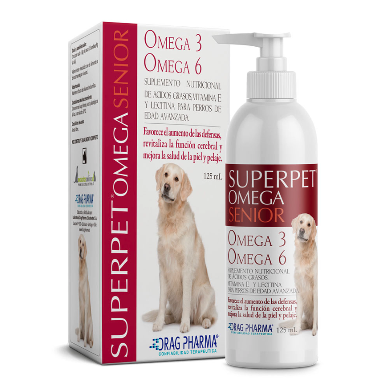 Superpet Senior Omega 3 Y 6 Para Perros 125 ml-0