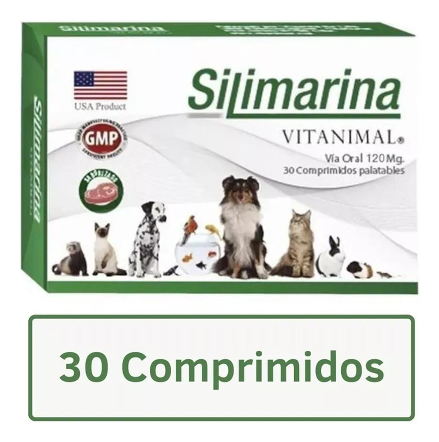 Silimarina Vitanimal Suplemento Perros Gatos 30 Comprimidos-2