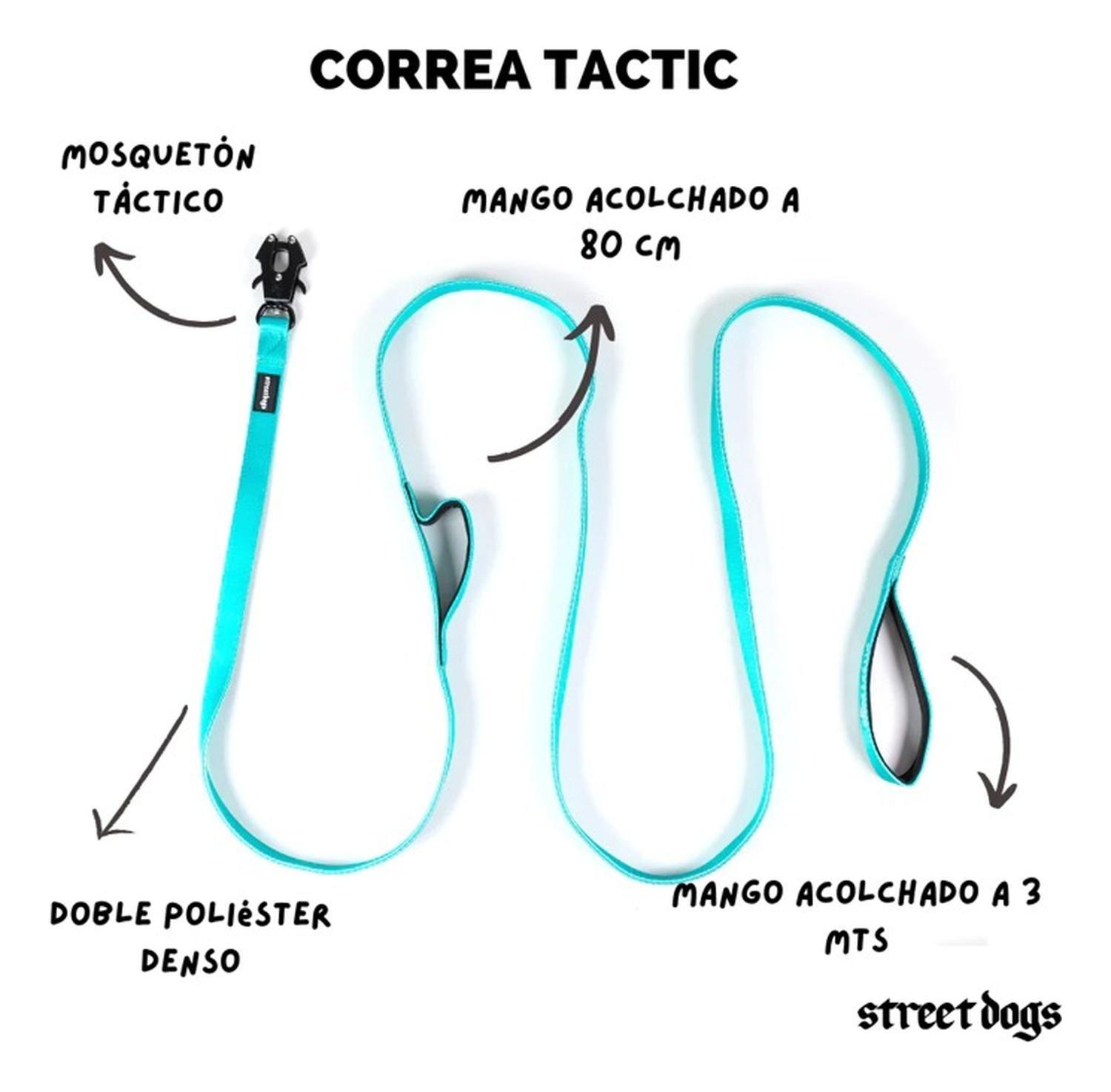 Correa De Paseo Tactic Para Perros Street Dogs 3m-4