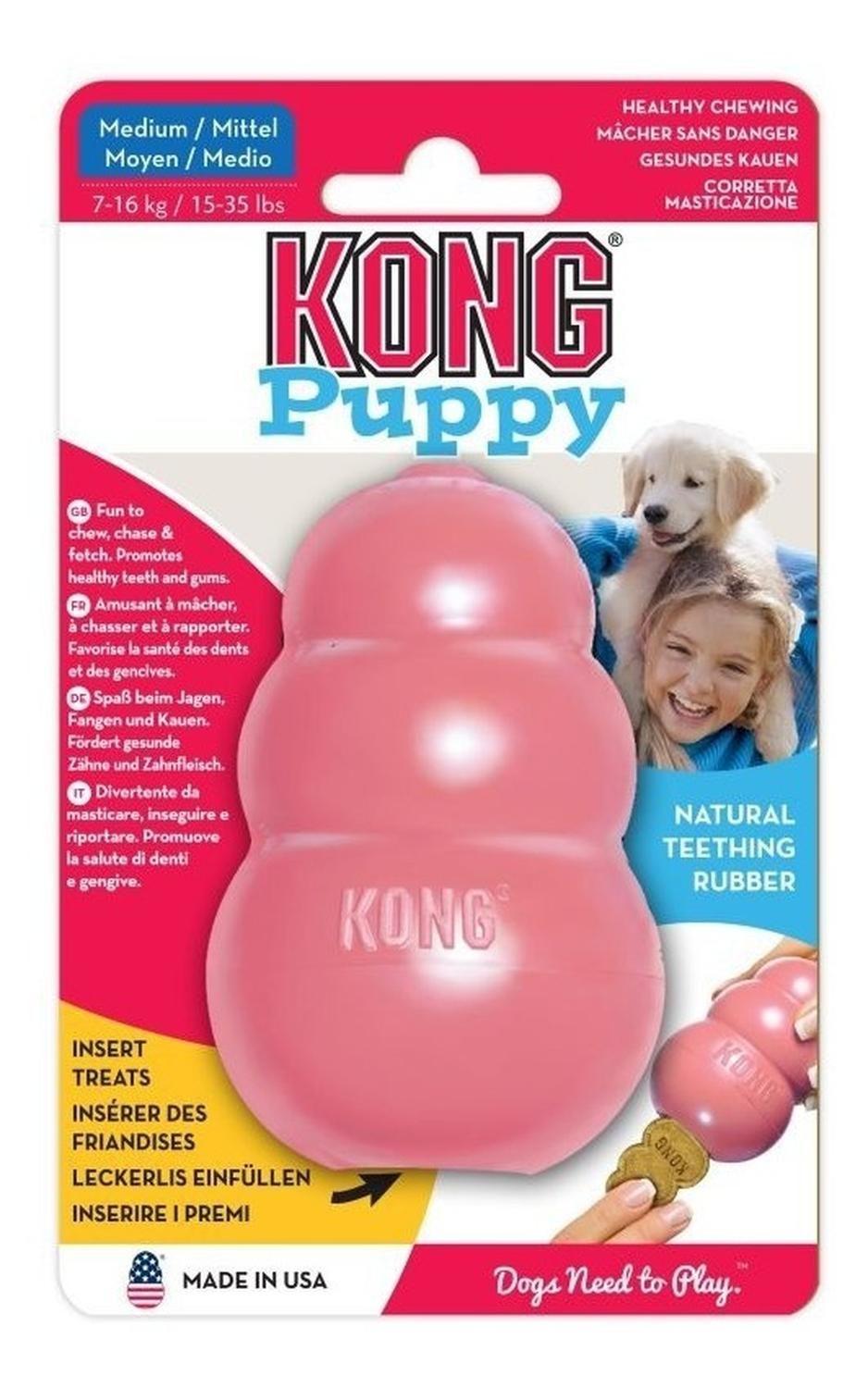 Juguete Kong Puppy Para Perros Cachorros Talla M 7-16 Kg-2