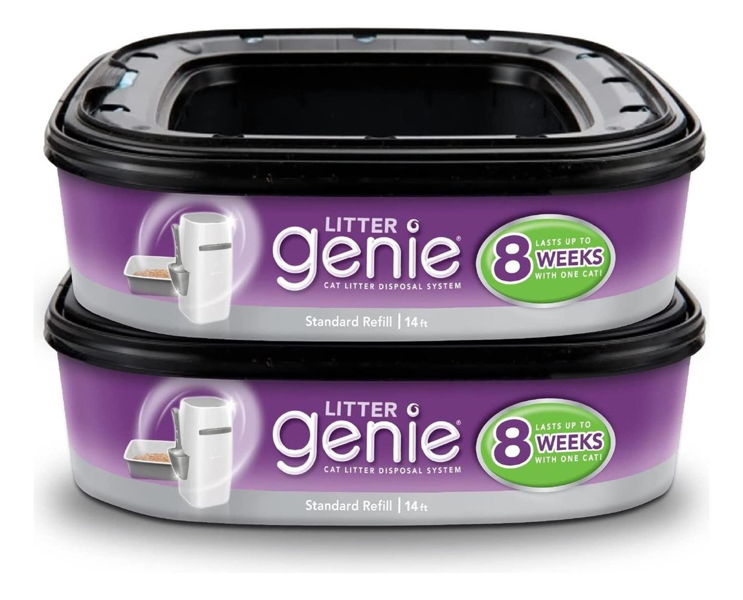 X2 Bolsas De Recarga Higiénica Repuesto Litter Genie Refill-2
