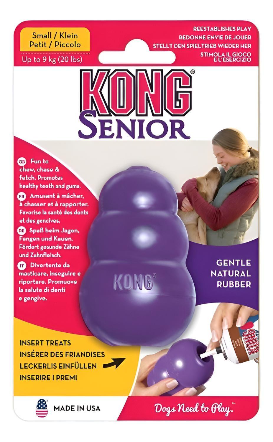 Juguete Kong Senior Para Mascotas Perros Talla S Hasta 9 Kg -0