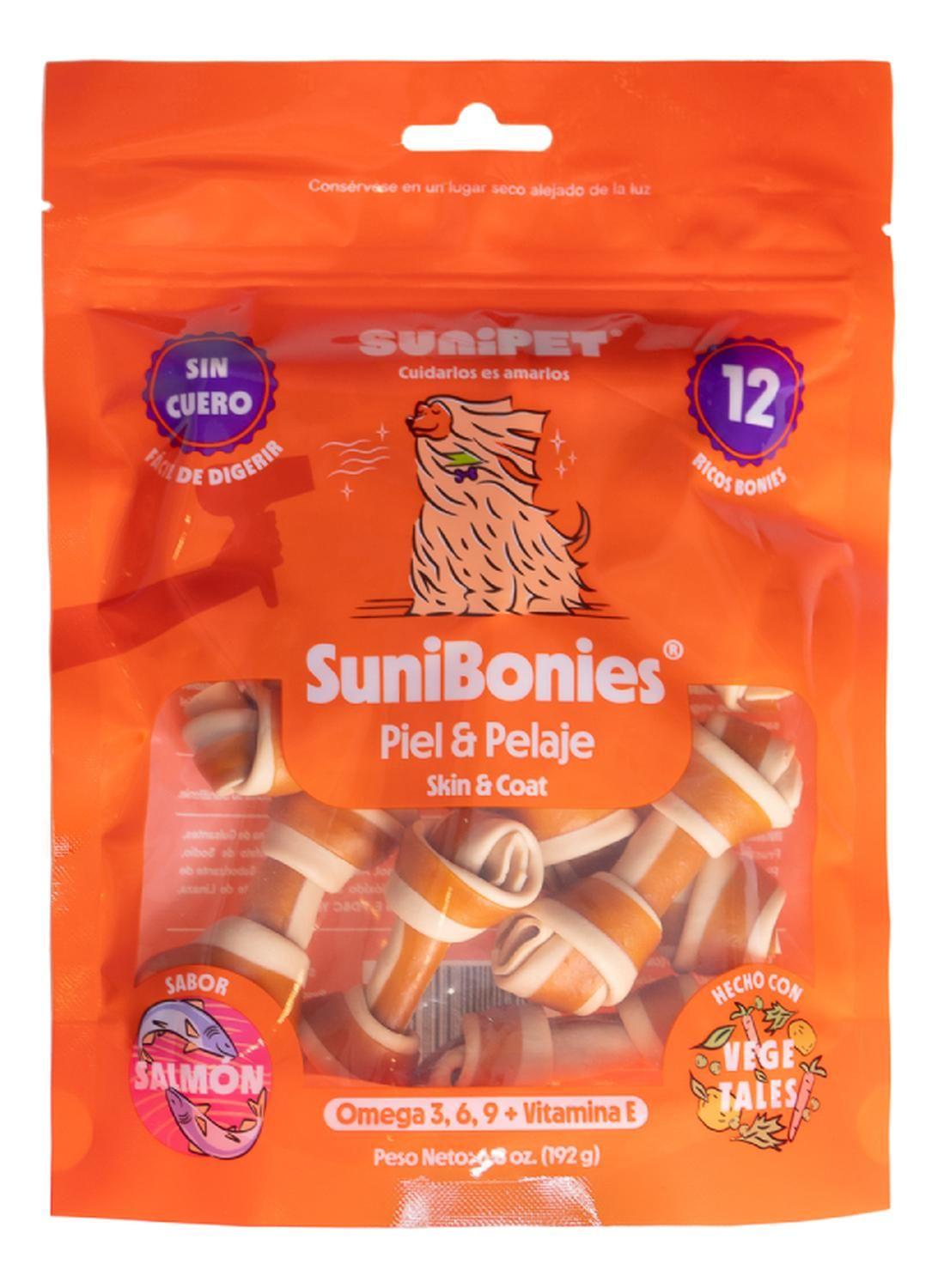 Sunipet Snack Para Perros Sunibonies Piel Y Pelaje 192g-2