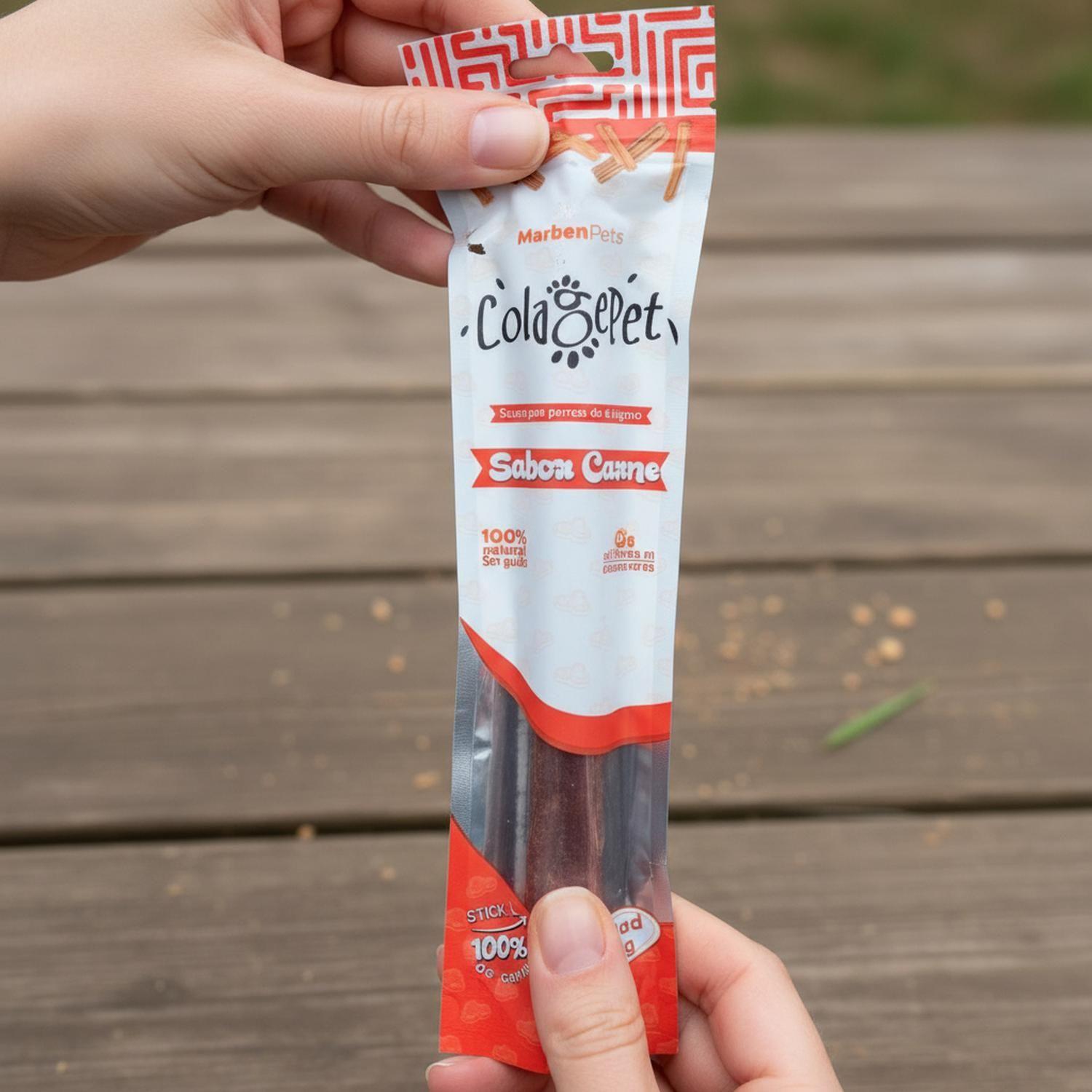 Colagepet Snack Para Perros 100% Natural Talla L Sabor Carne-2