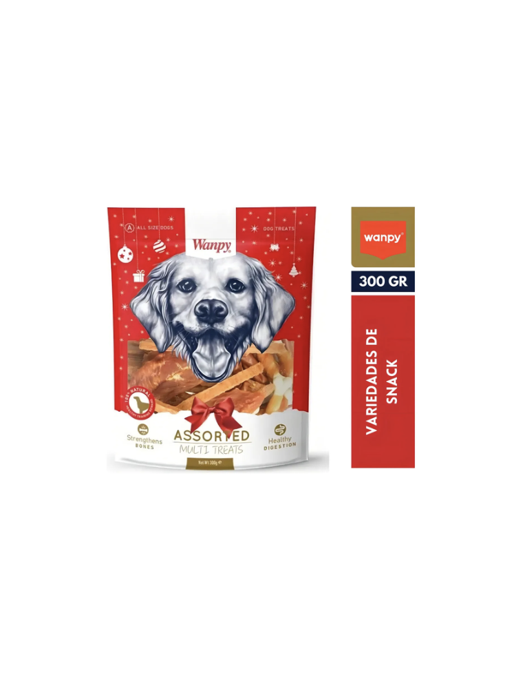 Wanpy Snack Para Perros Assorted Surtido Forma De Pollo 300g-0