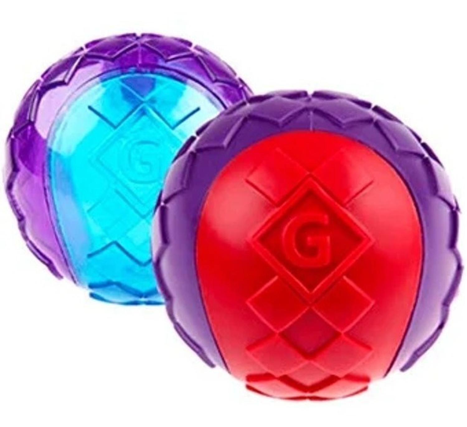 Pelota Juguete Para Perros Squeak 2 Unidades Talla M Gigwi - MIXTO-2