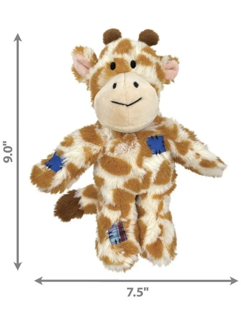Juguete Para Perro Peluche Kong Wild Knots Squeak Talla S/ M - GIRAFFE, WILD KNOTS-2