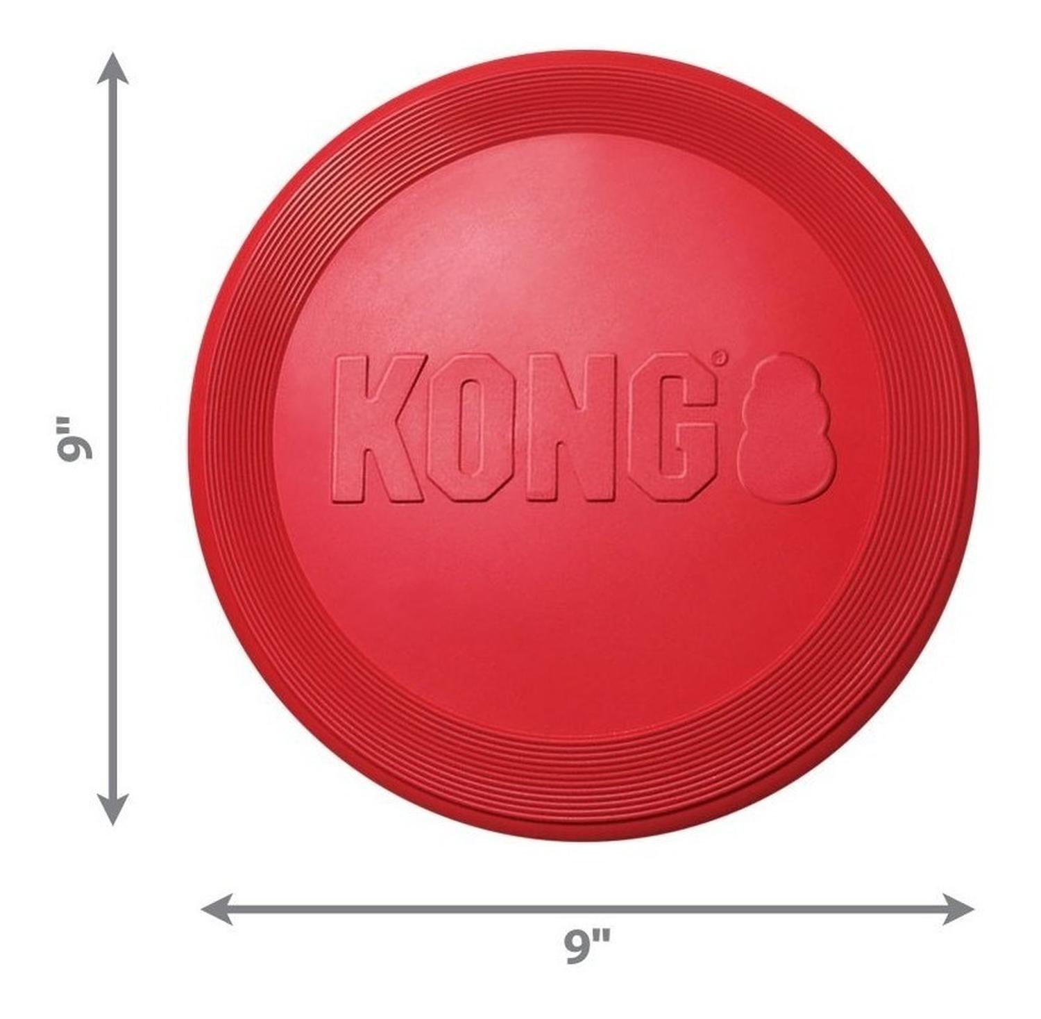 Kong Flyer Frisbee Disco Juguete Flexible Para Mascota Perro -2