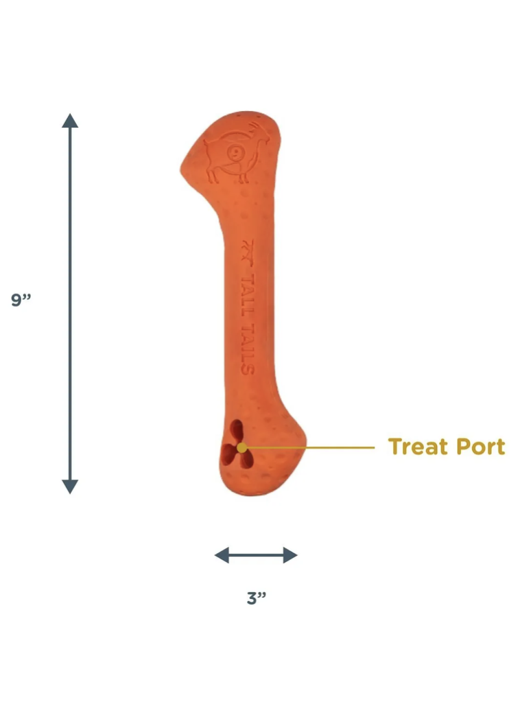 Tall Tails Hueso De Goma Natural Goat Juguete Para Perro M-3