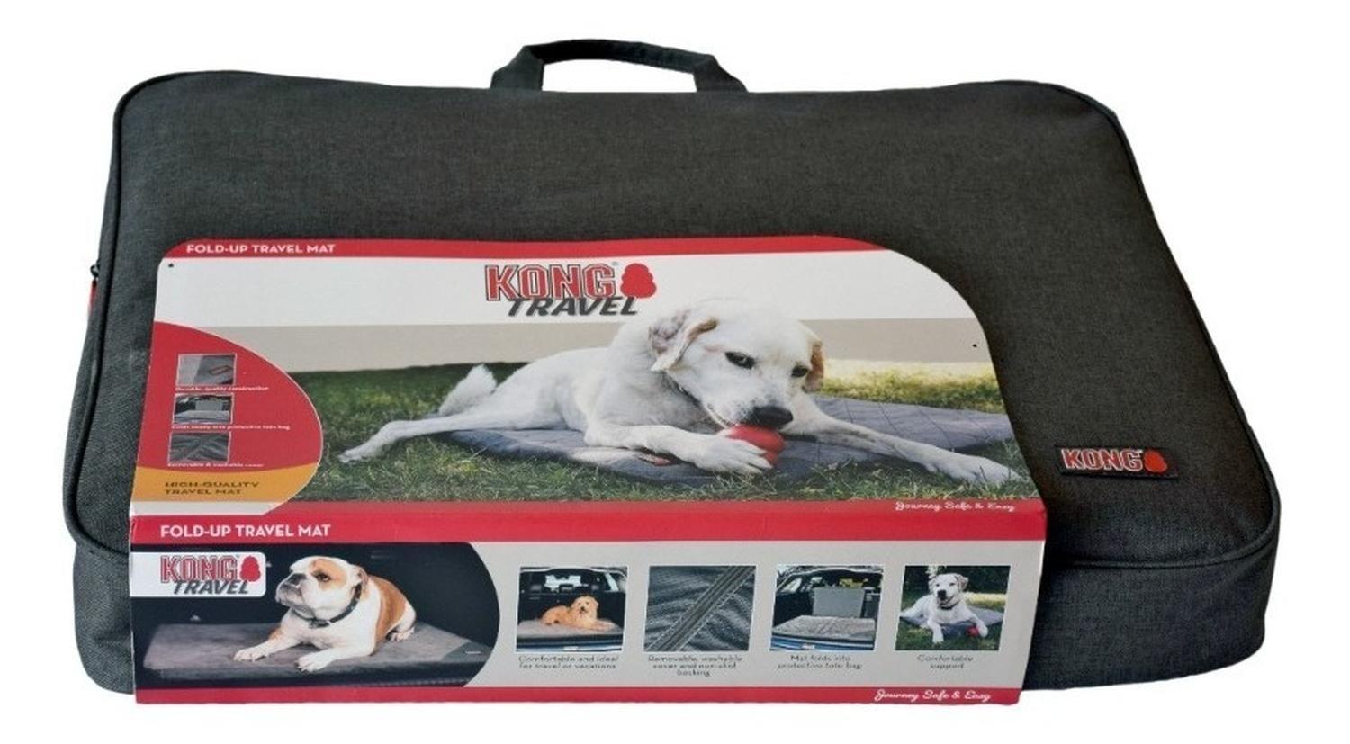 Kong Colchoneta De Viaje Plegable Para Mascotas Perro Y Gato - GRIS-7