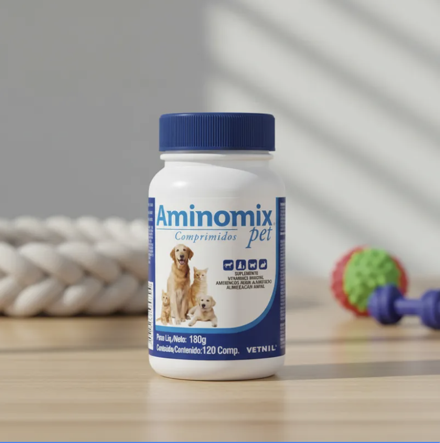 Aminomix Pet Complemento Vitamínico Para Mascotas X 120 Comprimidos-3