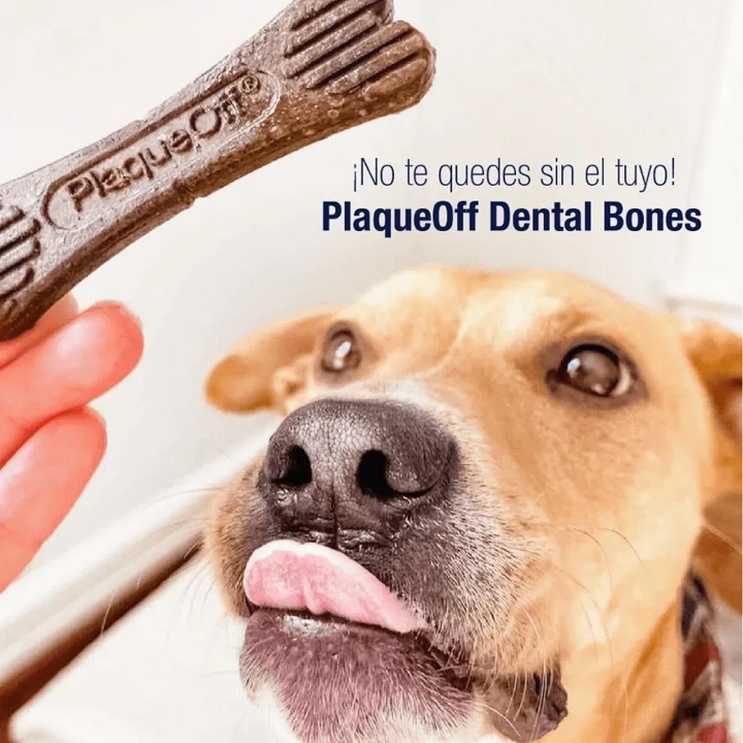 Plaqueoff Snack Bones Huesos Cuidado Dental Perros M / L-5