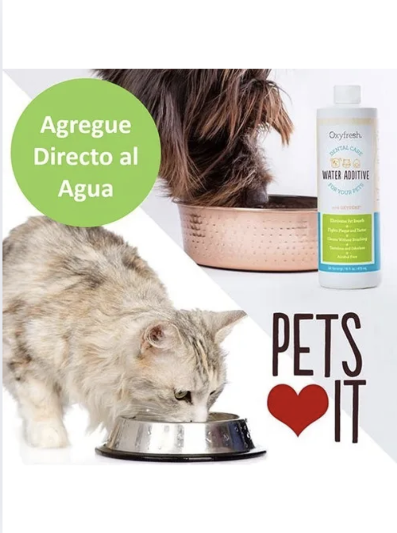 Oxyfresh Cuidado Dental Para Mascota Aditivo Para Agua 237ml - SIN SABOR-2