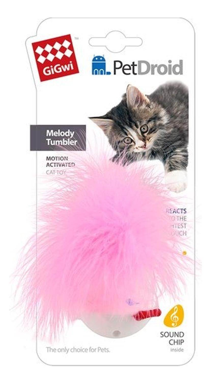 Juguete Interactivo Gato Petdroid Con Pluma Y Sonido Gigwi -3