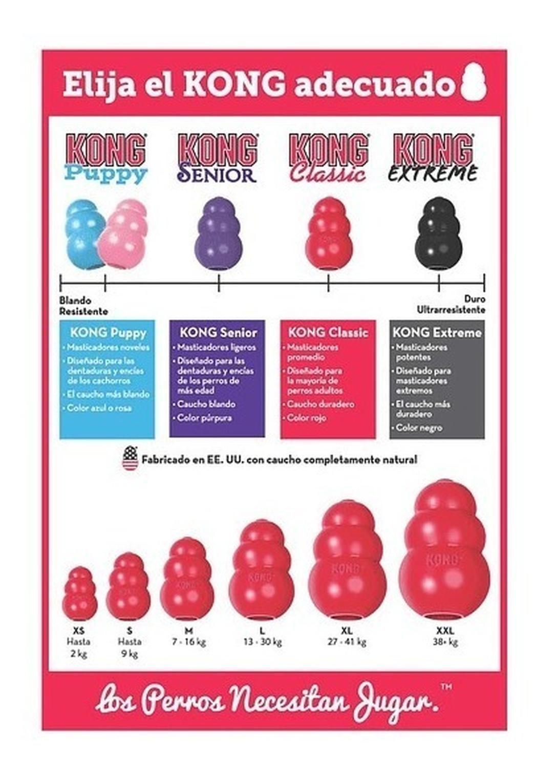 Juguete Kong Classic Para Mascotas Perros Talla S Hasta 9 Kg -6