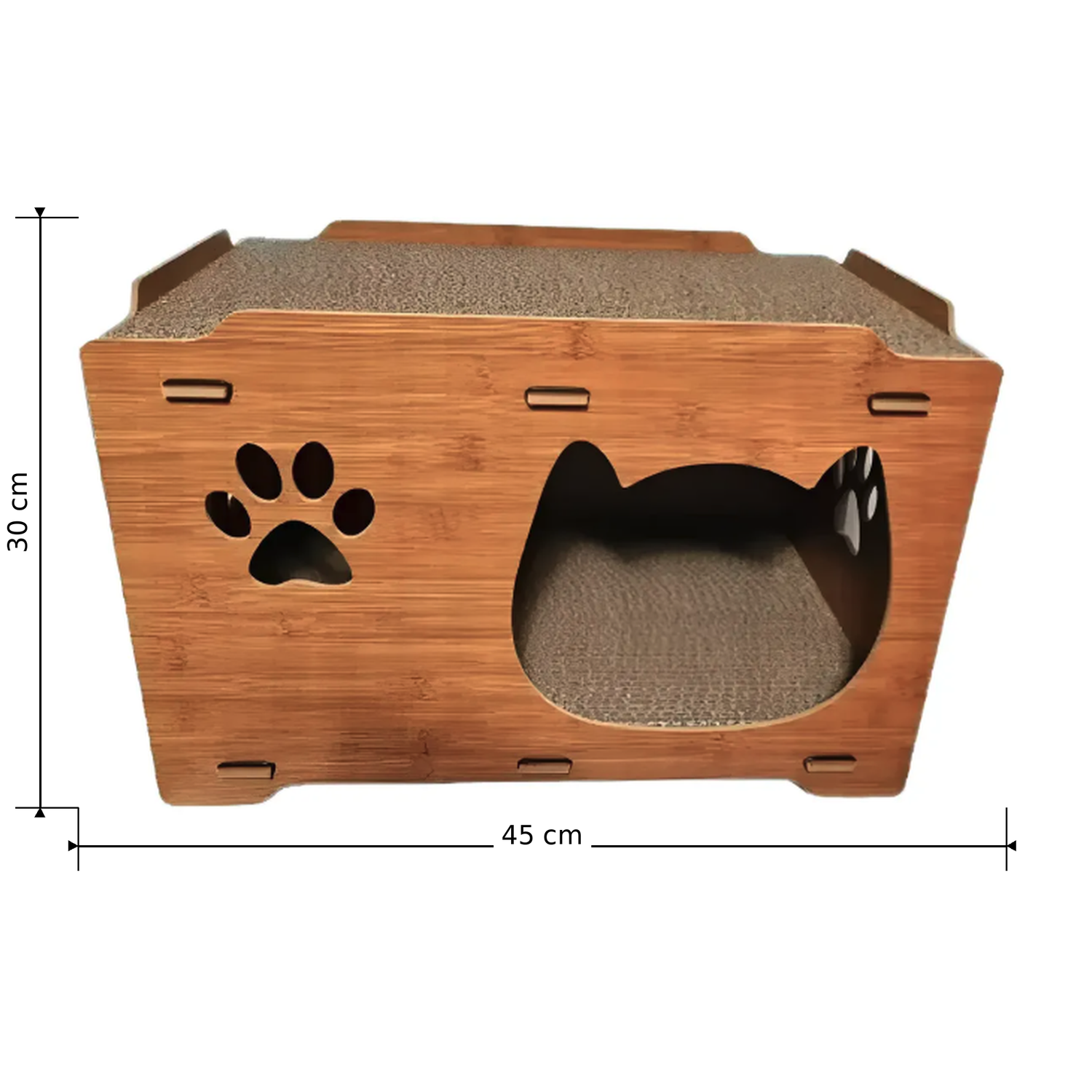 Rascador Casa Multifuncional Para Mascota Gato Con Catnip-4