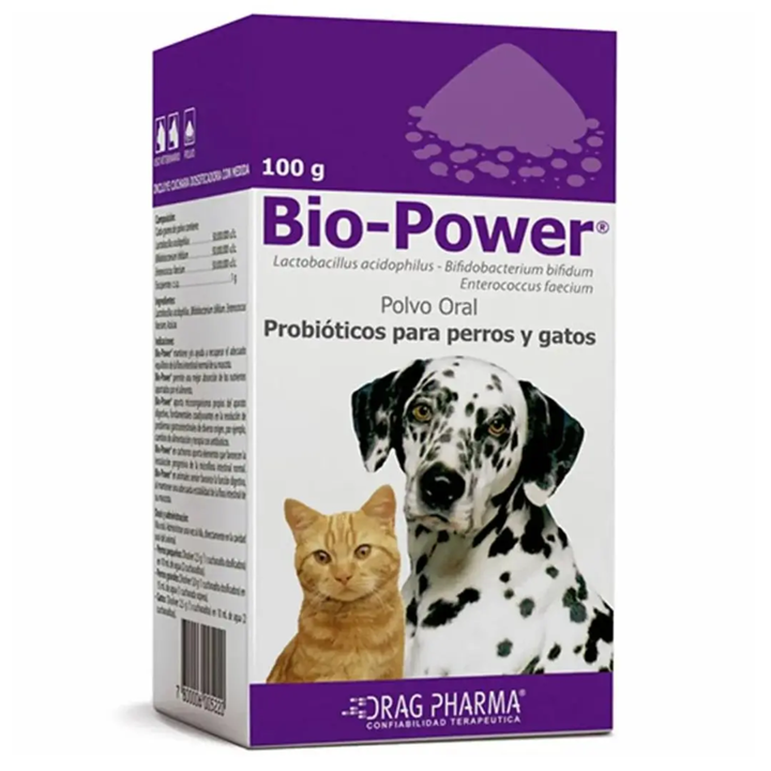 Bio – Power Probióticos Para Perros Y Gatos 100g-2