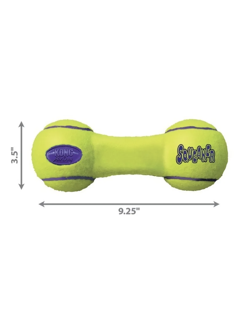 Kong Air Dog Squeaker Dumbbell Juguete Para Perros Talla L - AMARILLO-1
