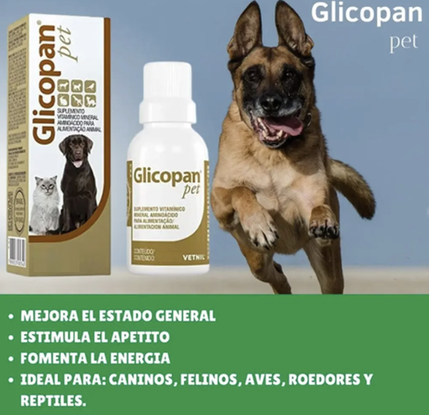 Glicopan Pet Suplemento Perro Y Gato 125 mL Gotas-2
