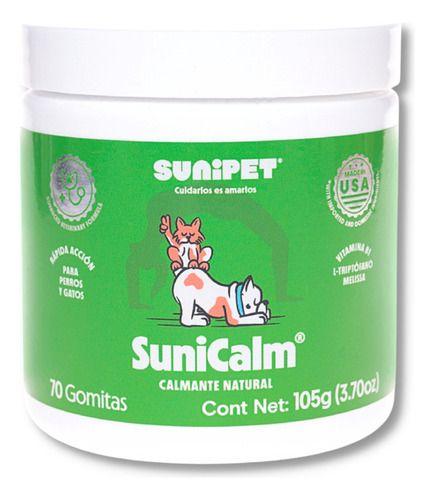 Sunicalm Calmante Natural Para Perros Y Gatos 70 Gomitas-2