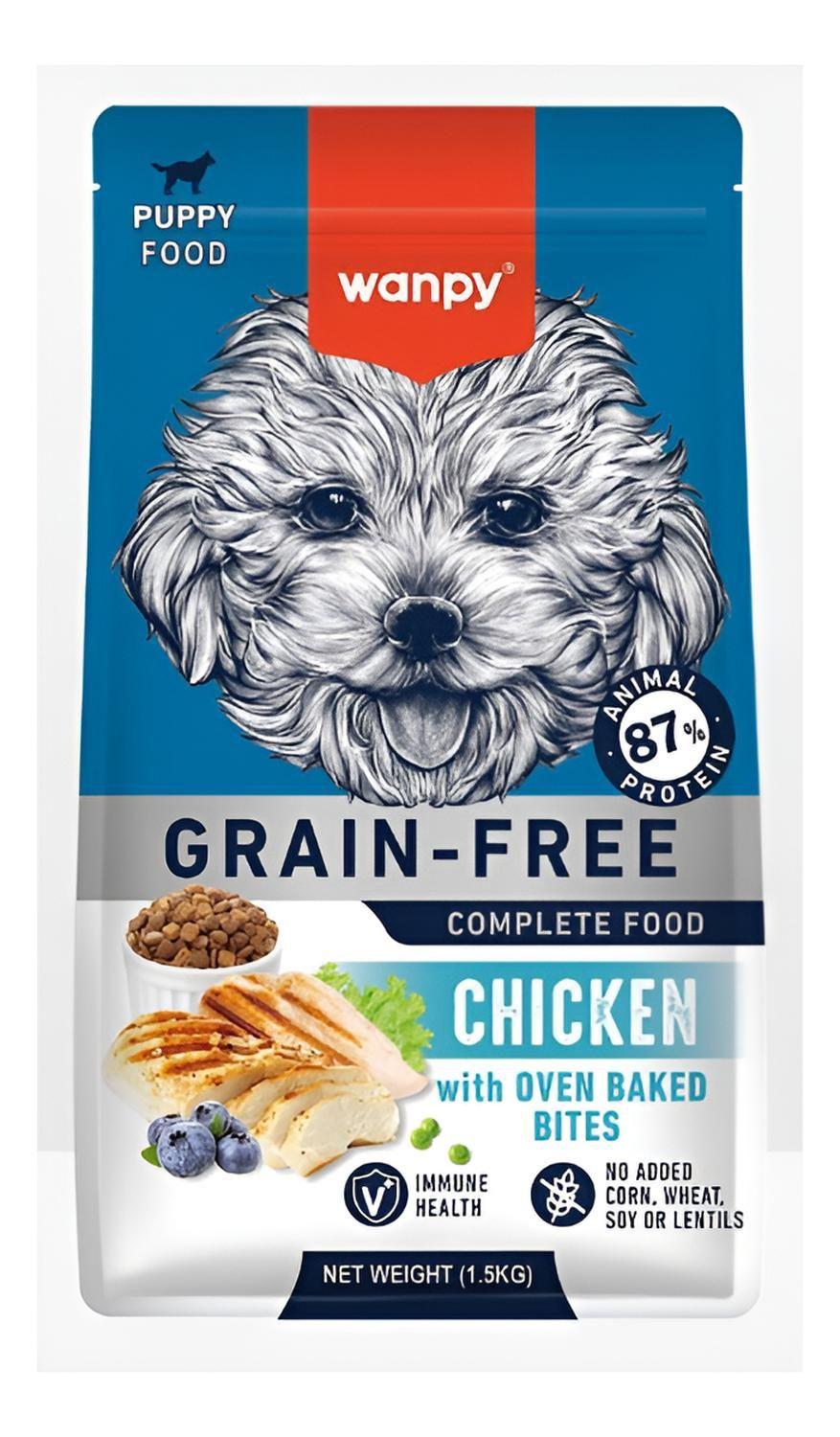 Wanpy Alimento Completo Grain Free Puppy 1.5 Kg Sabor Pollo-0