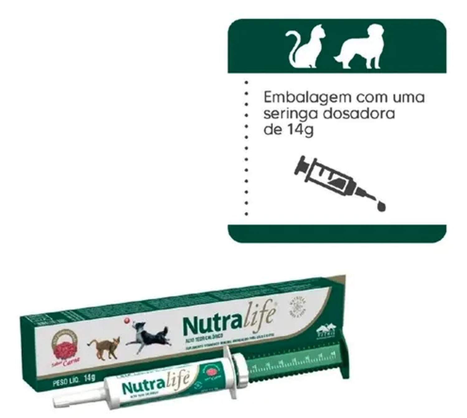 Nutralife Suplemento Calórico Jeringa Perro Y Gato 14Gr-2