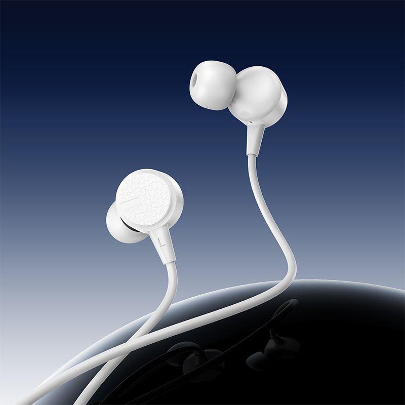 Audífonos BOROFONE BM94 BLANCO – Sonido Estéreo & Graves Potentes -2
