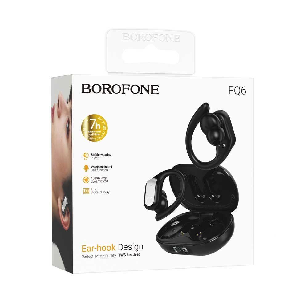 Audífonos Inalámbricos Borofone FQ6 Color Negro -1