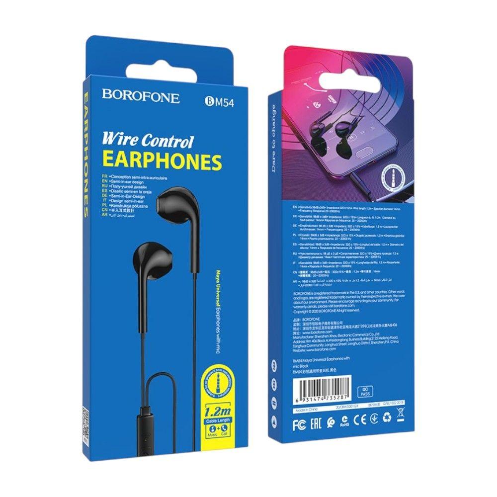 Audífonos BOROFONE BM54 – Control con Cable y Sonido Estéreo Nítido -3