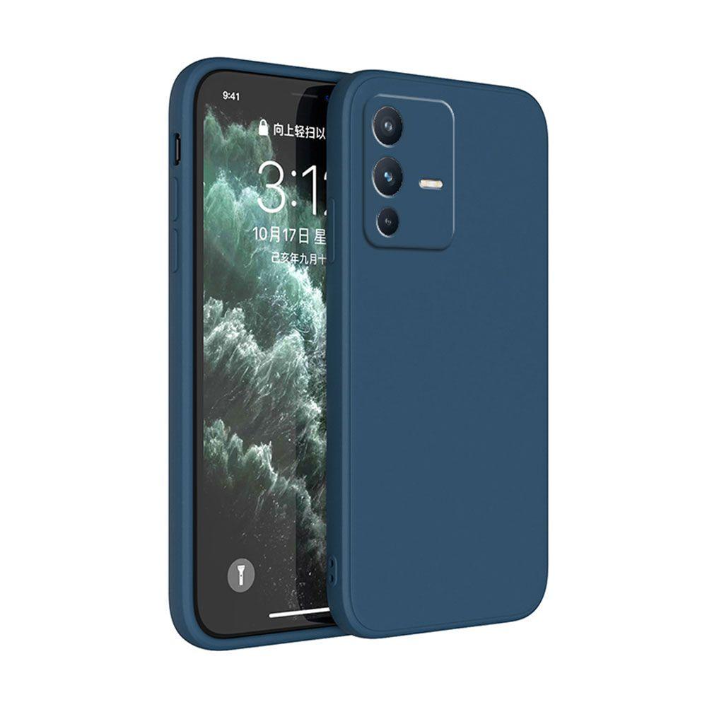 Carcasa Silicona Azul Marino Para Teléfono VIVO V40/V40 PRO-0