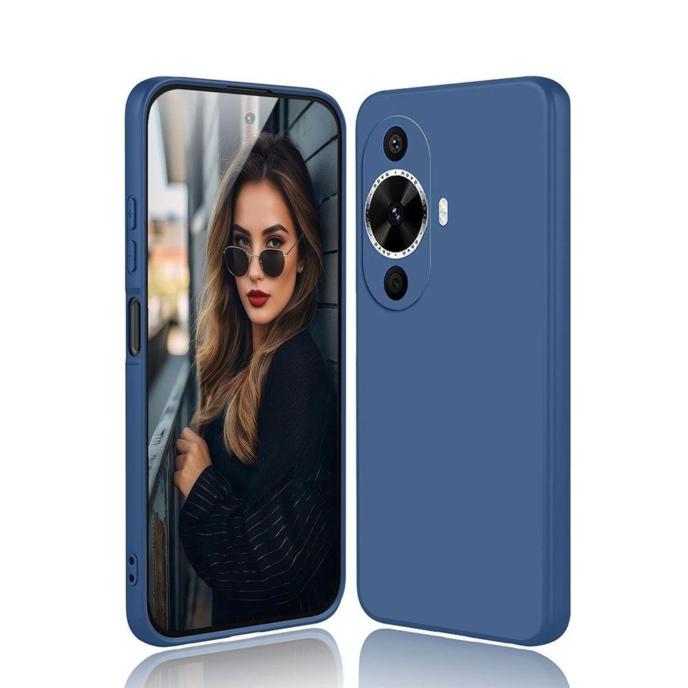 Carcasa Silicona Azul Marino Teléfono HUAWEI NOVA 11-0
