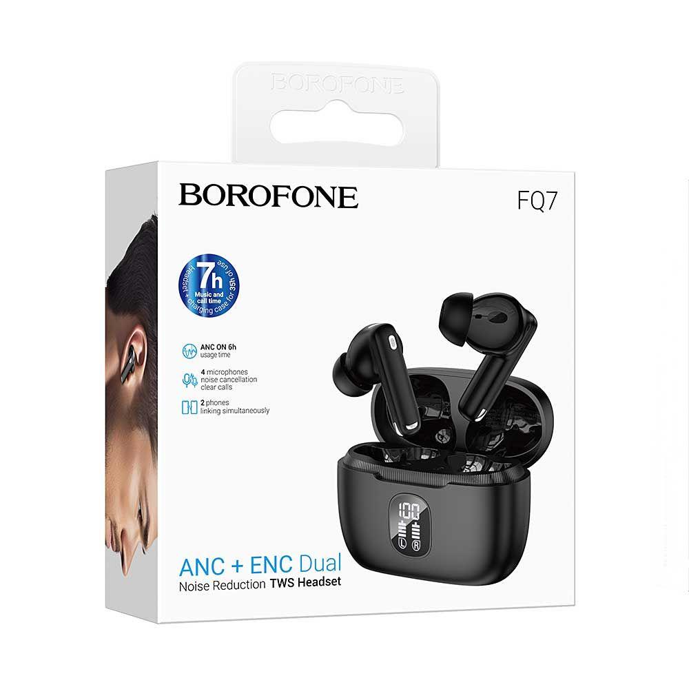 Audífonos Inalámbricos Borofone FQ7 - Color Negro -0