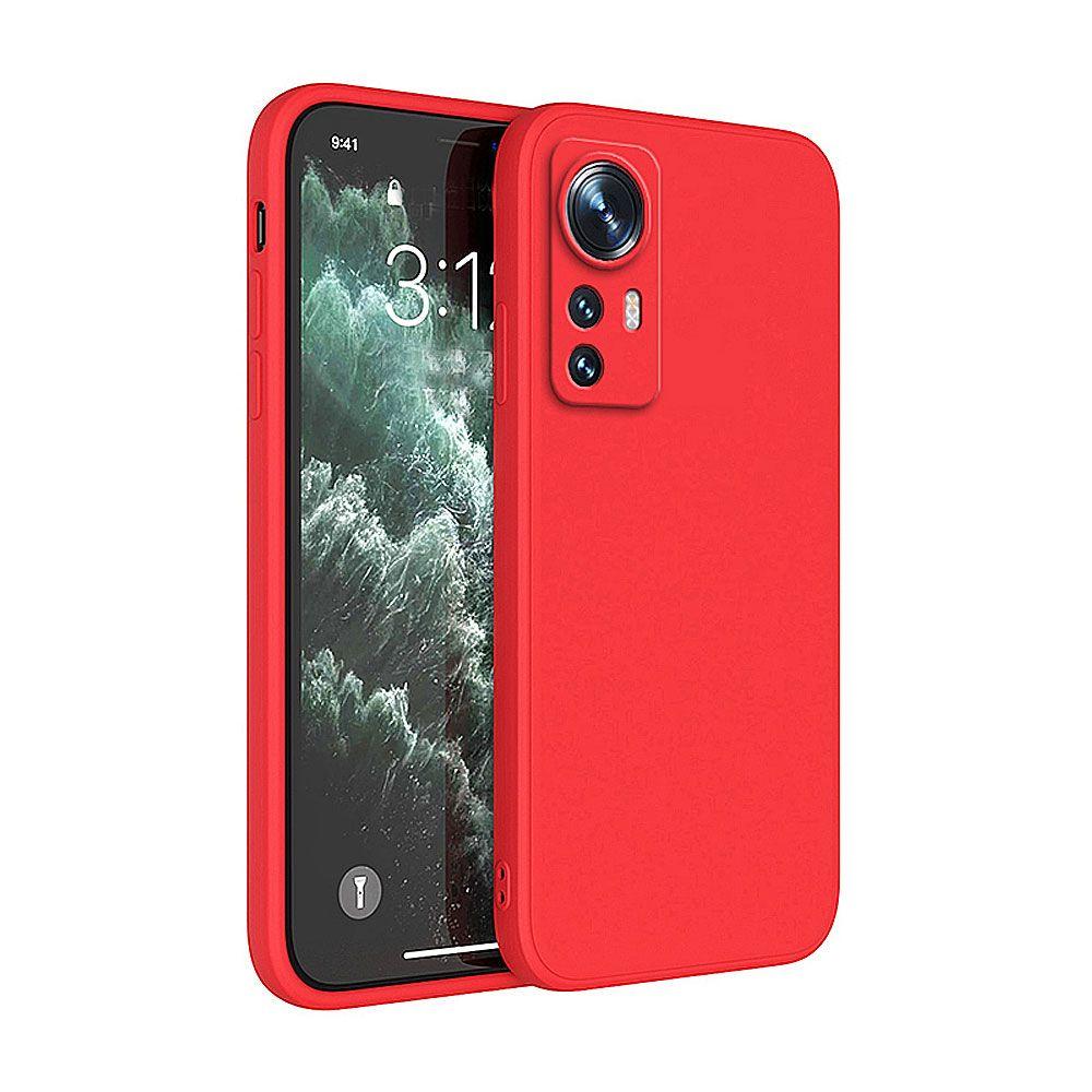 Carcasa Silicona Roja Para Teléfono Xiaomi RM NOTE 12 PRO 5G-0