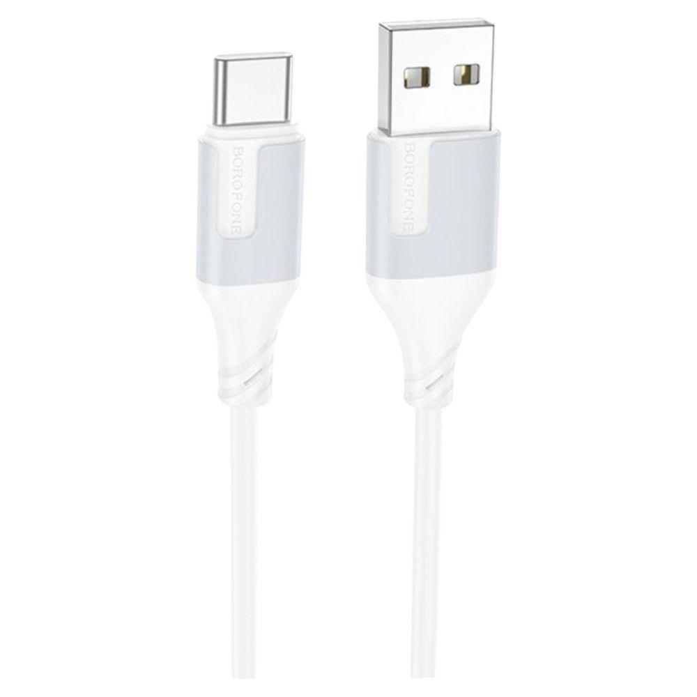 Cable BOROFONE BX101 – USB-C a USB-C 60W - 3A (Blanco)-2