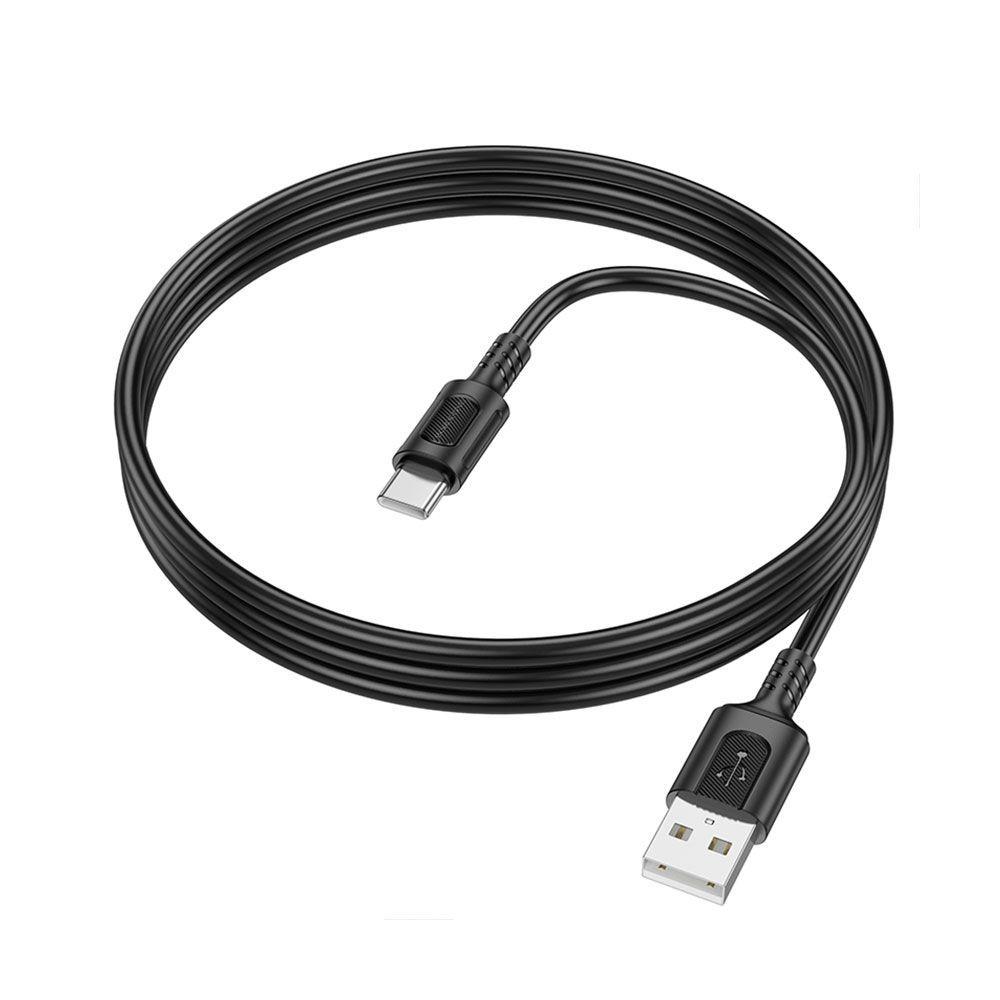 Cable Carga Rápida Borofone BX111 Negro USB-A a USB-C 3.0A-2