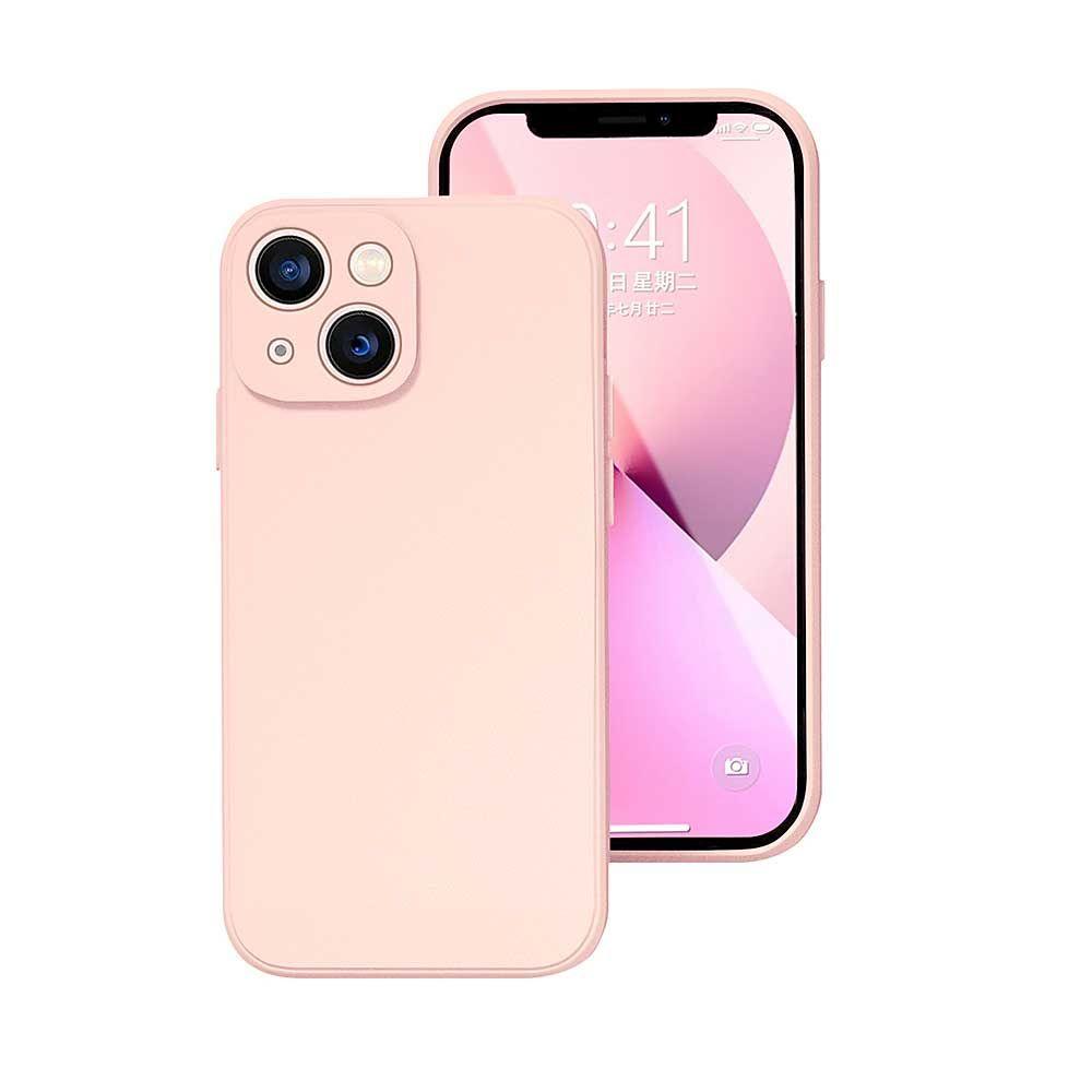 Carcasa Silicona Rosado Para Teléfono Iphone 15 Plus-0