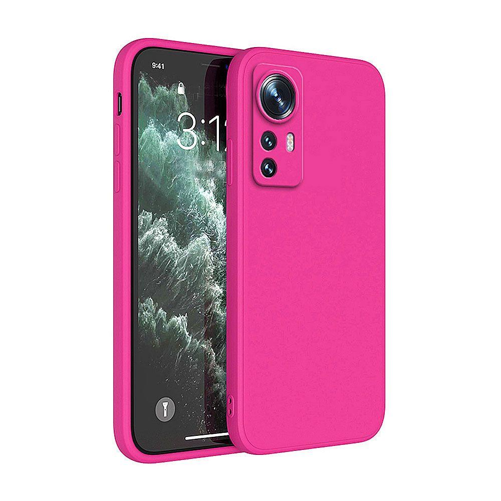 Carcasa Silicona Fucsia Para Teléfono Xiaomi RM NOTE 12 4G-0