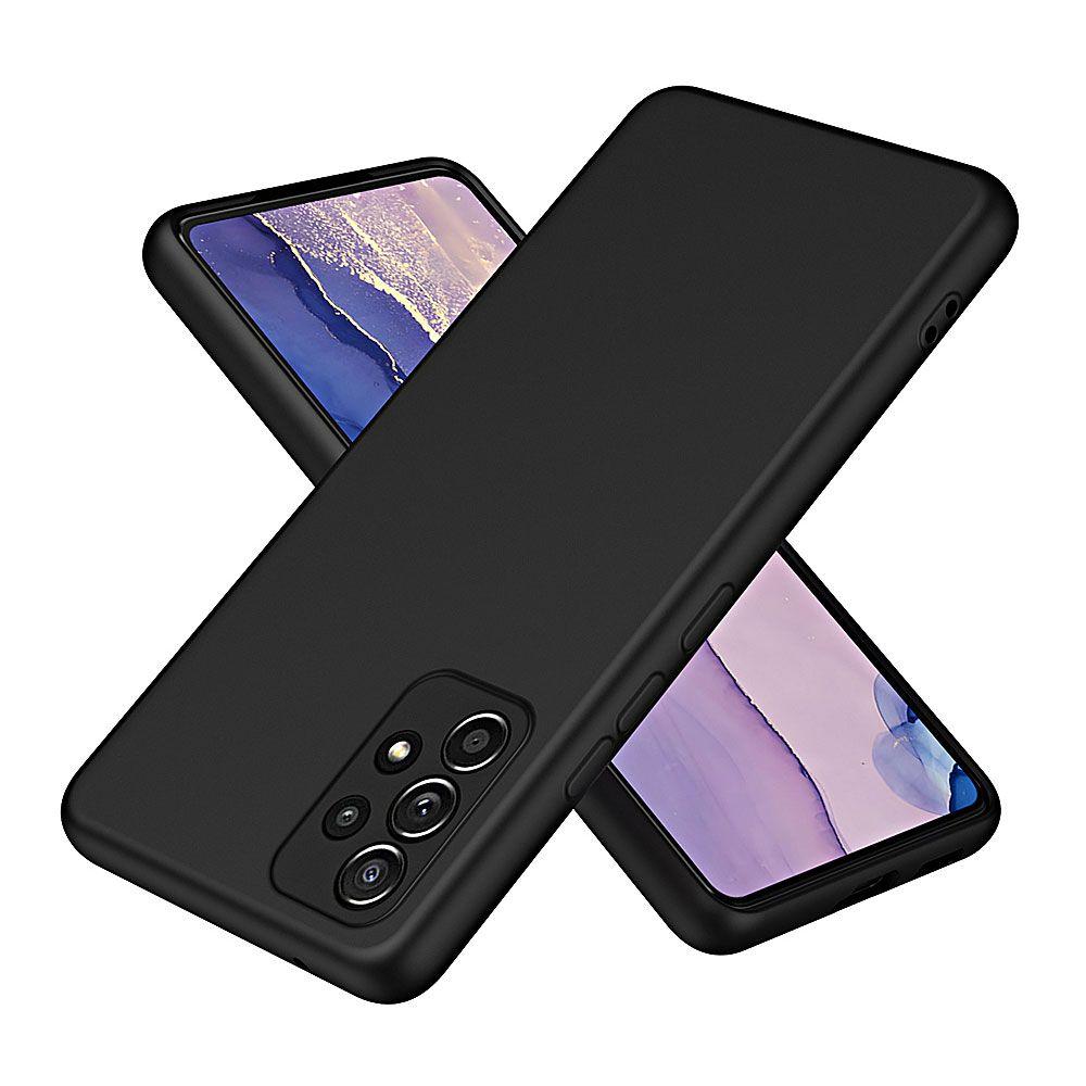 Carcasa Silicona Negra Para Teléfono Samsung A55 5G-0