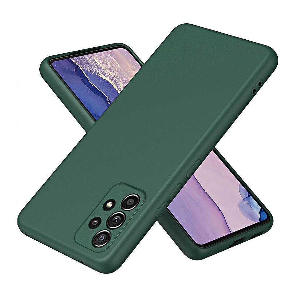 Carcasa Silicona Verde Oliva Para Teléfono Samsung A20S-0