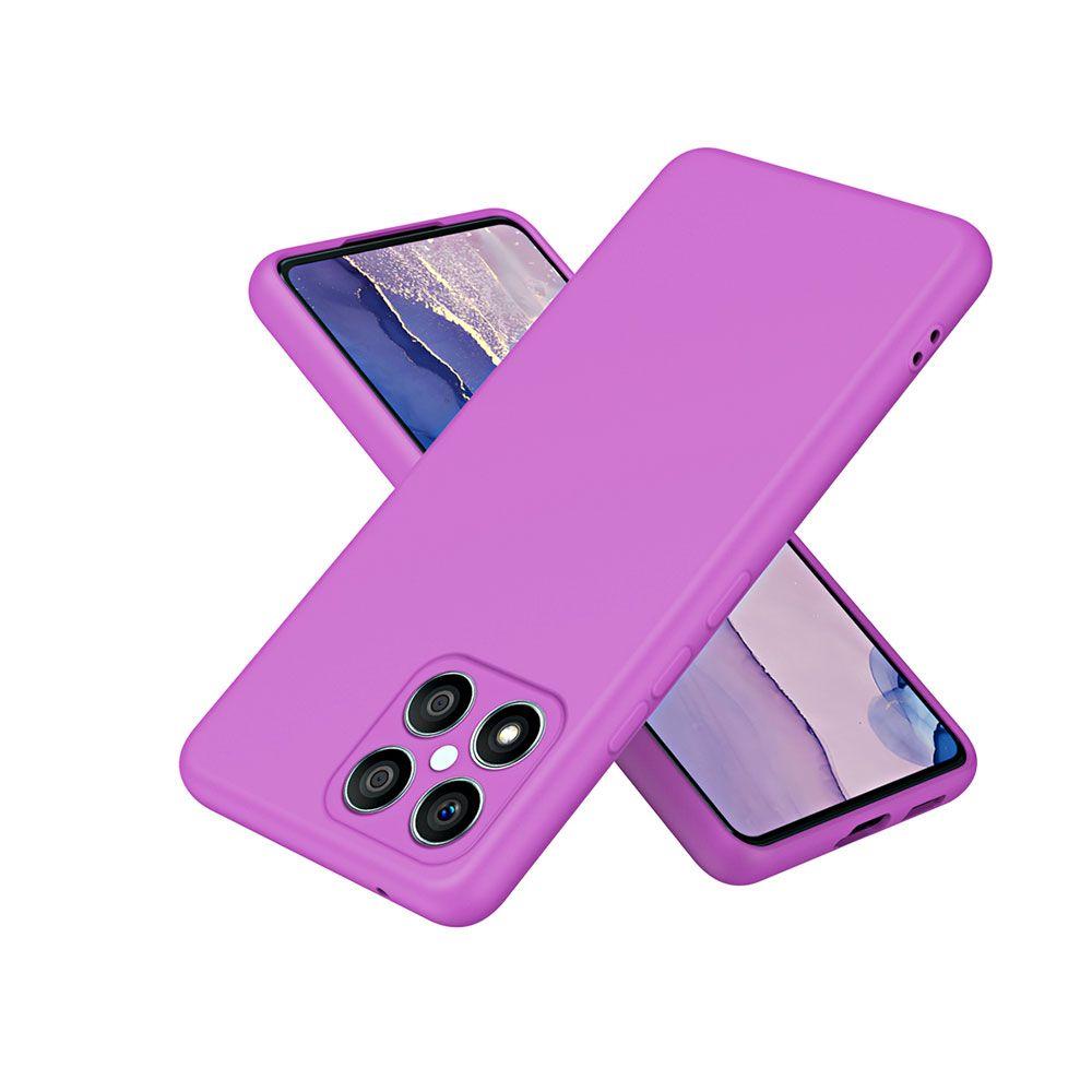 Carcasa Silicona Morado Para Teléfono HONOR HO 200 PRO 5G-0