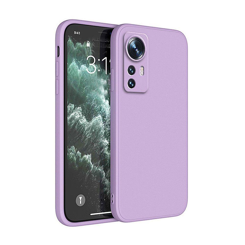 Carcasa Silicona Morada Para Teléfono Xiaomi RM 12C-0