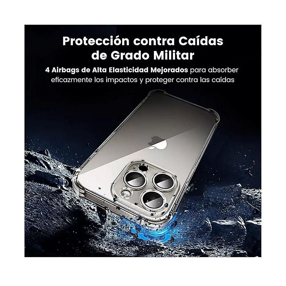 Carcasa Silicona Transparente Para Teléfono Iphone 12 Pro Max-5