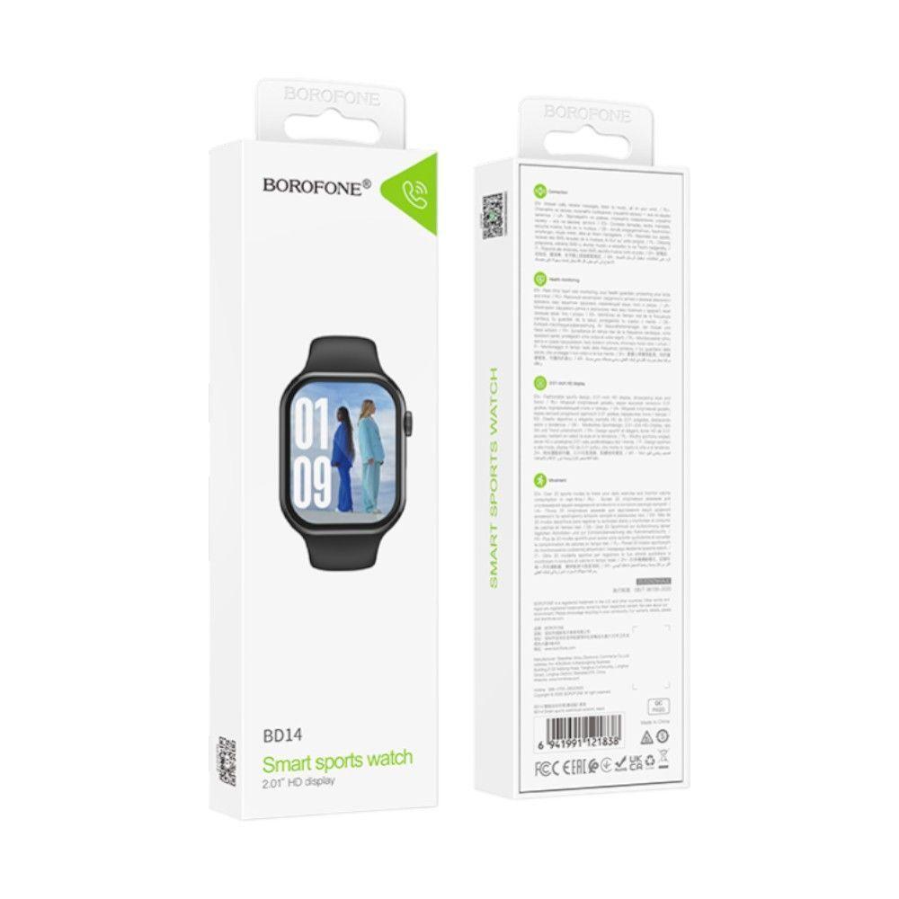 Smartwatch Deportivo Borofone BD14 - Blanco-2