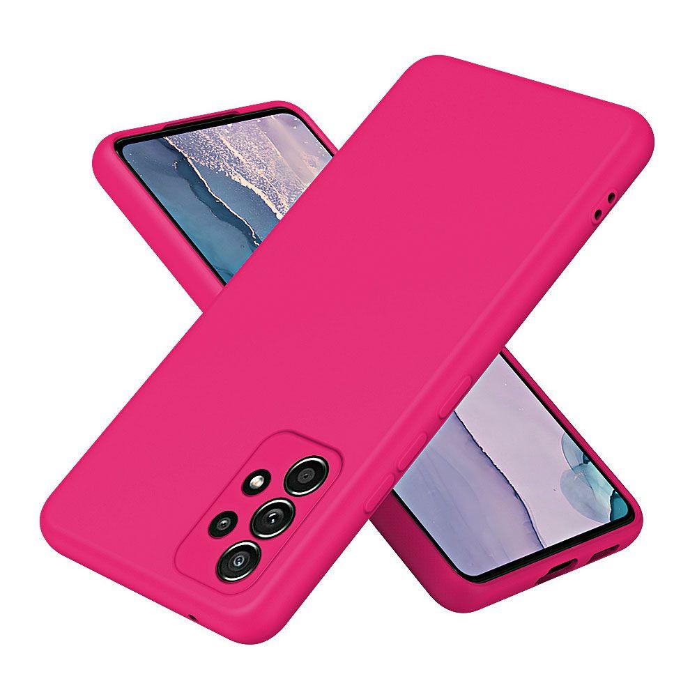 Carcasa Silicona Fucsia Para Teléfono Samsung A15 5G-0