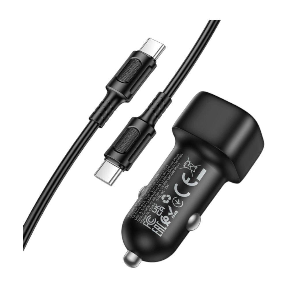 Cargador para Auto Borofone BZ34B–38W Dual Port + Cable-2