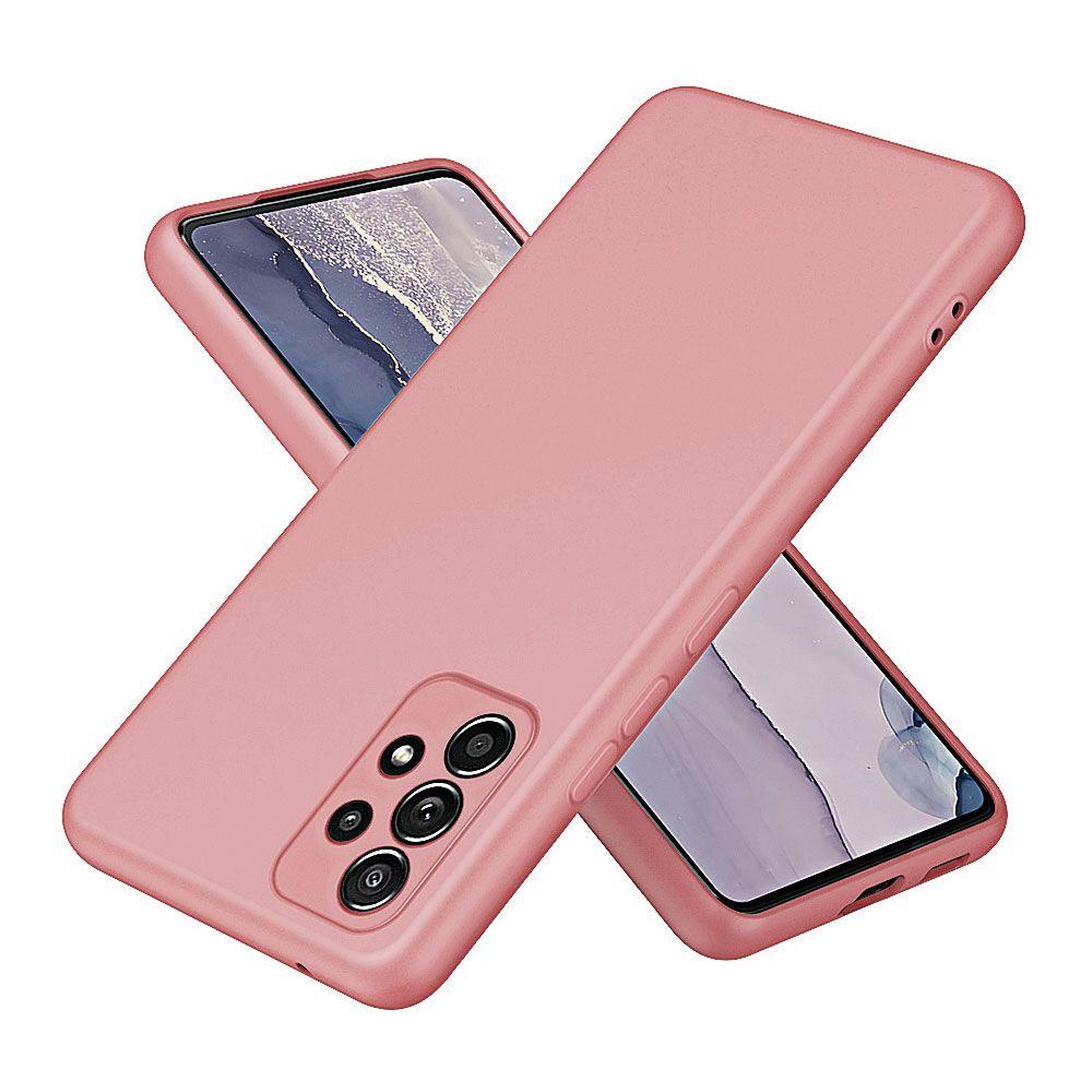Carcasa Silicona Rosada Para Teléfono Samsung A15 5G-0