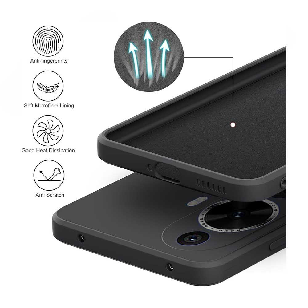 Carcasa Silicona Azul Marino Para Teléfono Motorola G54 5G-2