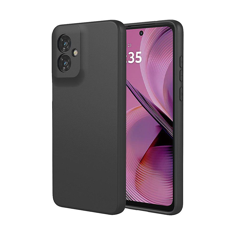 Carcasa Silicona Negra Para Teléfono Motorola E22i/E22-0